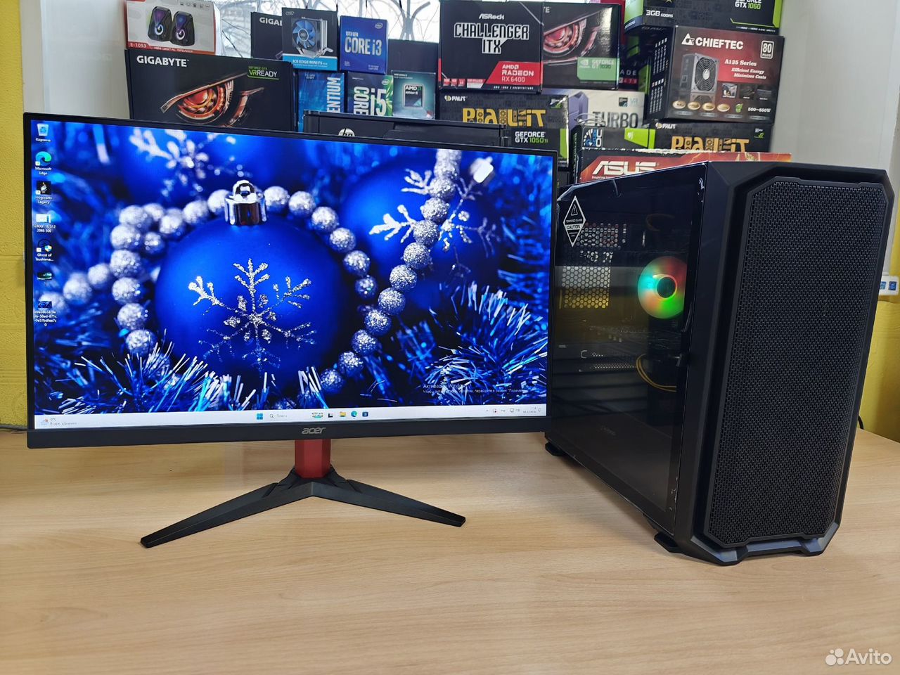 Игровой Core i5-12400F/16Gb/SSD/RTX 2060S+27"