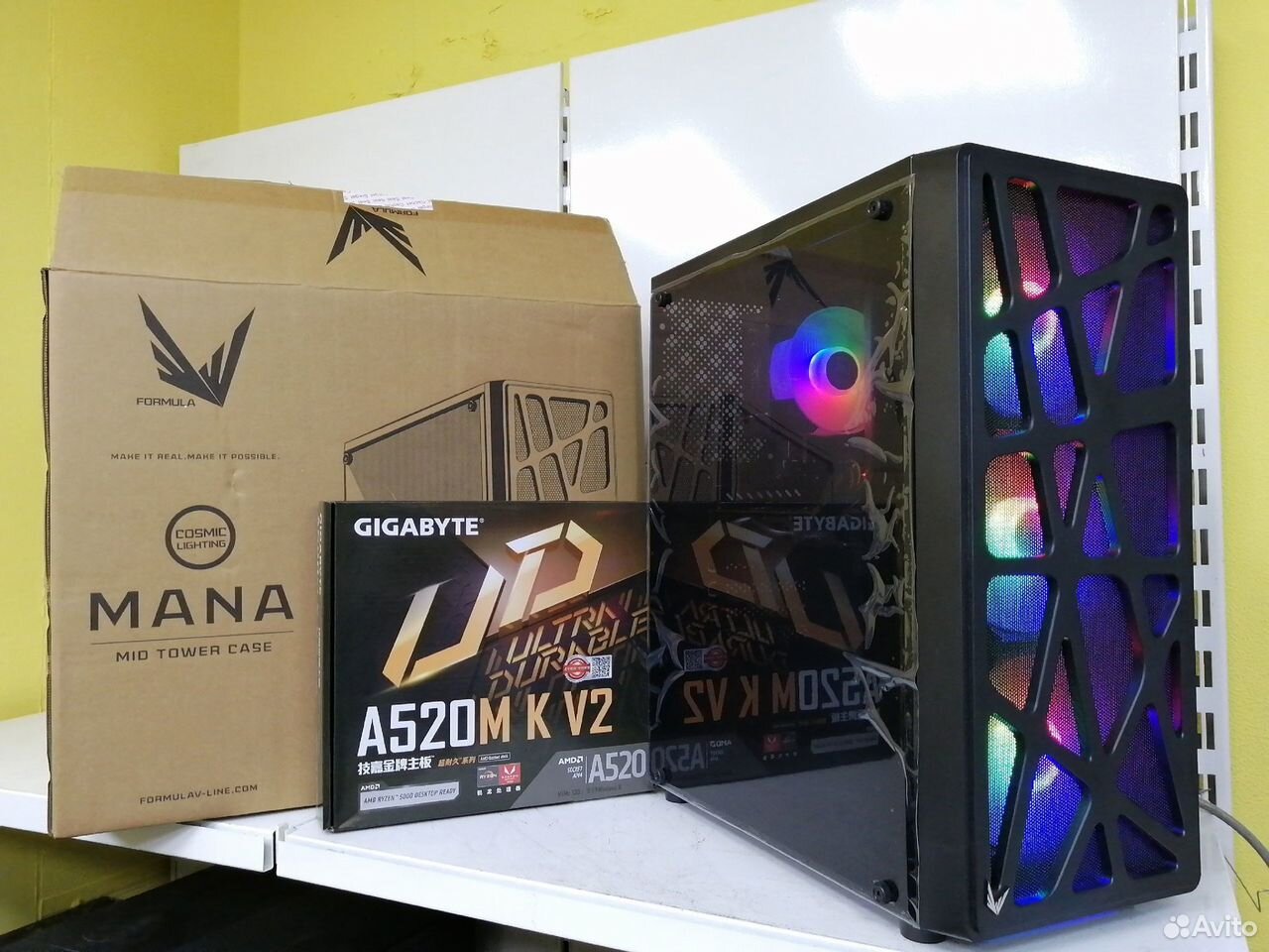 Игровой AMD Ryzen 5 5500/16Gb/SSD256/GTX1660 6Gb