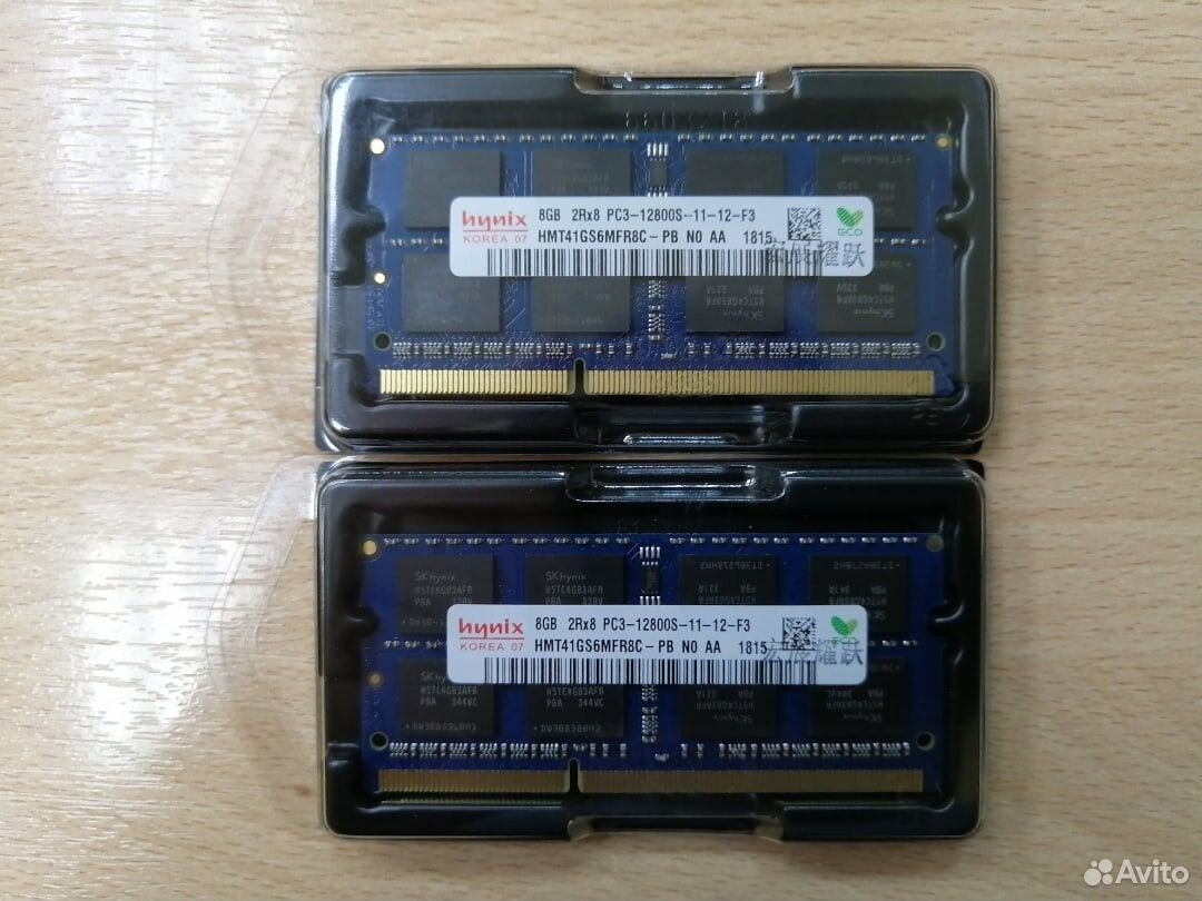 Оперативная память So-Dimm DDR3 Hynix 16Gb 1600MHz