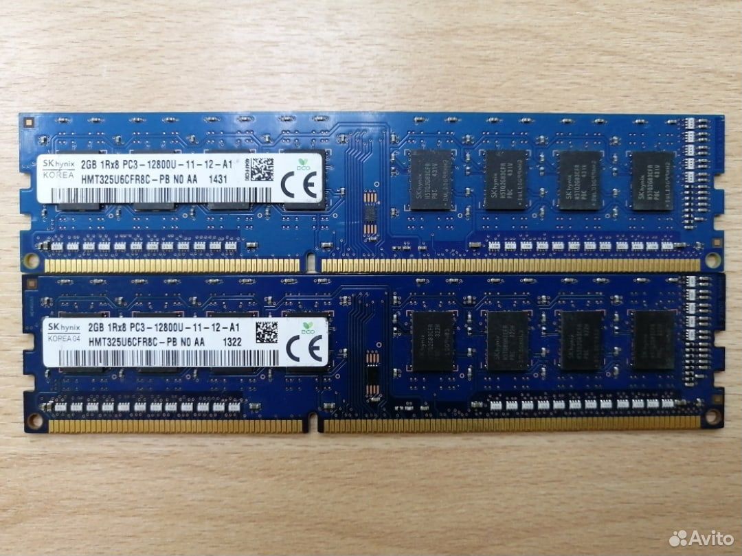 Оперативная память Hynix DDR3 4Gb(2x2Gb) 1333MHz